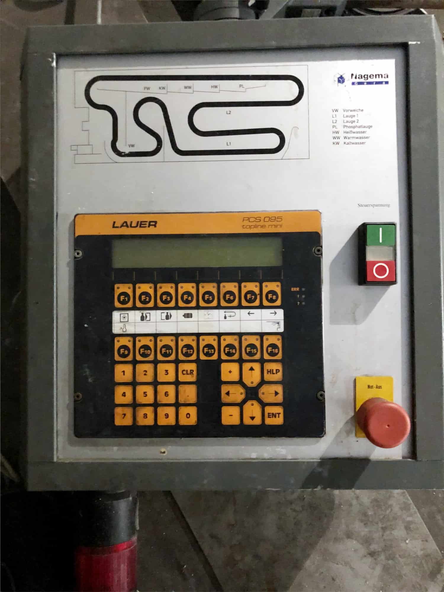 Unità di controllo of GM Gera NAGEMA Arcade DS 02 / 102 / 16 Conti